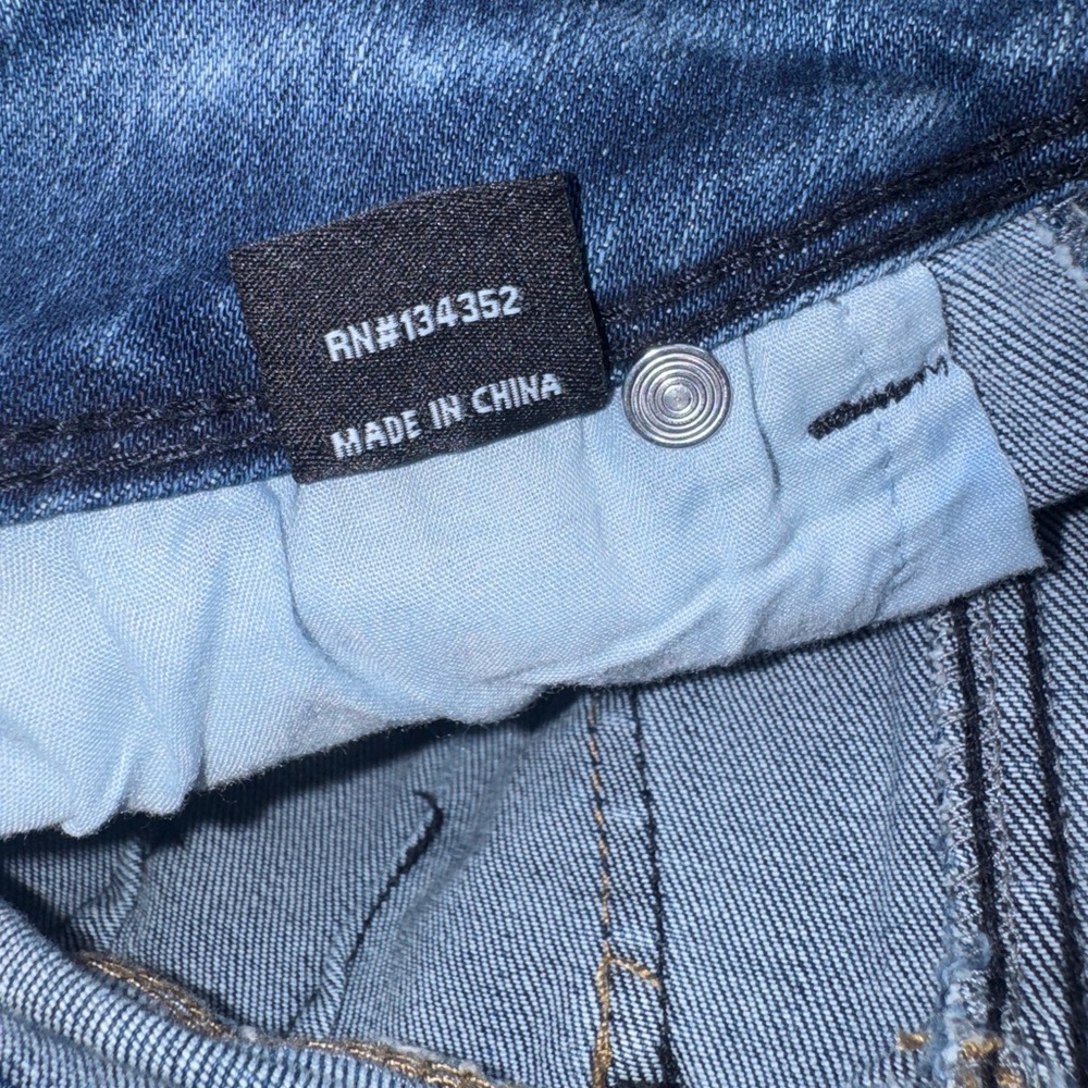 Butt I Love You Wax Jean Skinny Medium Wash Stretch Jeans Size 3 - Picture 5 of 8